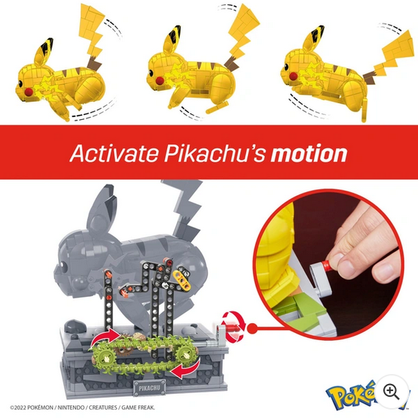 Mega Pokémon Motion Pikachu Building Set