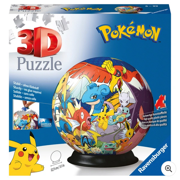 Ravensburger Pokémon 72 Piece 3D Jigsaw Puzzle