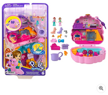 Load image into Gallery viewer, Polly Pocket Compact Groom n Glam Poodle Playset