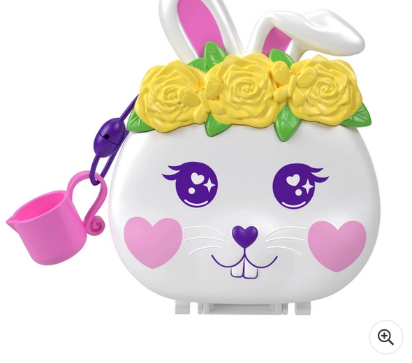 Polly Pocket Compact Flower Garden Bunny