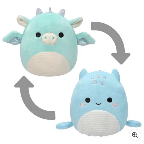 Squishmallows 13cm Flip-A-Mallows Soft Toy Assorted Styles 1 Supplied