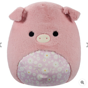 Squishmallows 50cm Fuzz-A-Mallows Peter the Pink Pig Soft Plush
