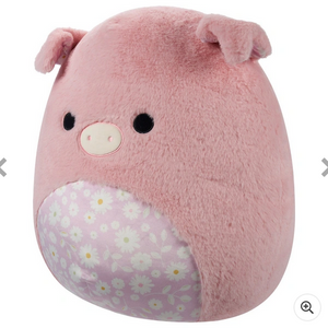 Squishmallows 50cm Fuzz-A-Mallows Peter the Pink Pig Soft Plush