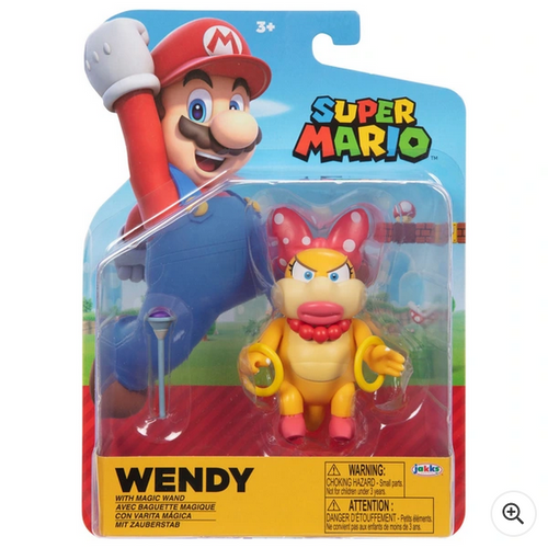 Nintendo Super Mario 10cm Wendy with Magic Wand