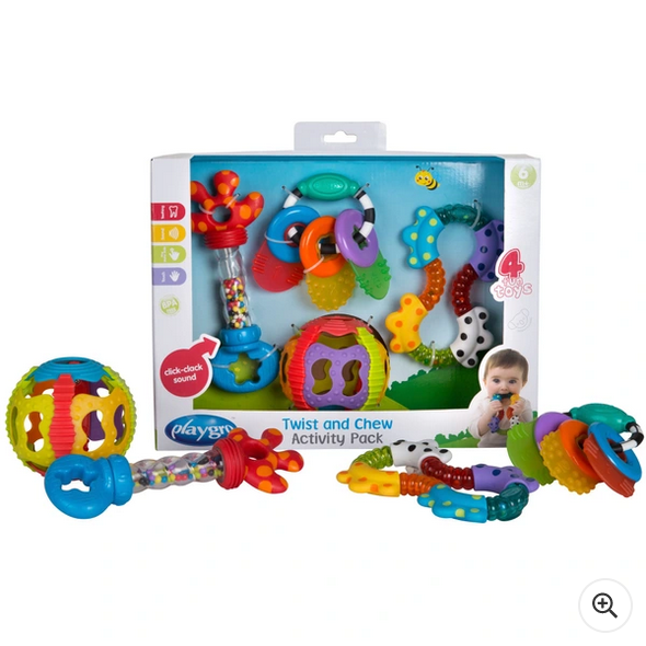 Playgro Twist and Chew Activity Pack