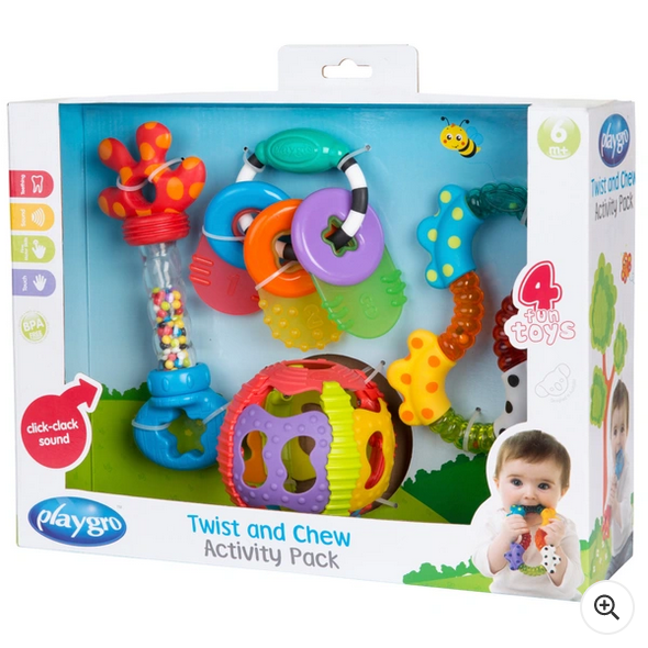 Playgro Twist and Chew Activity Pack