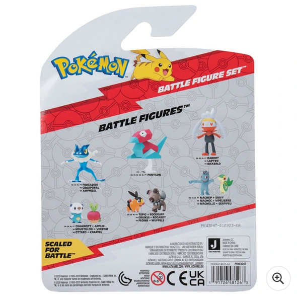 Pokemon Battle Figure 3 Pack Appletun Tyrunt Flareon