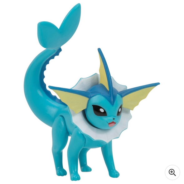 Pokémon Battle Figure 3-Pack (Vaporeon, Rockruff, Bellossom)