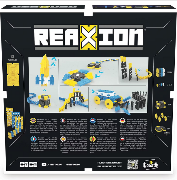 Xplode Reaxion Domino Run Construction Kit  233 Pieces  By Goliath