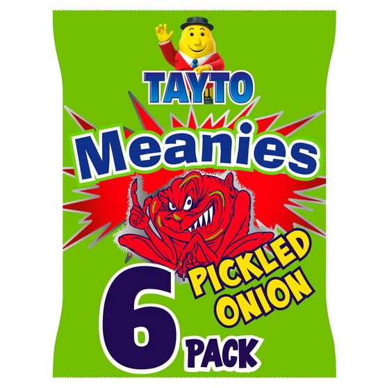 Tayto Meanies Pickled Onion 6 Pack (102 g)