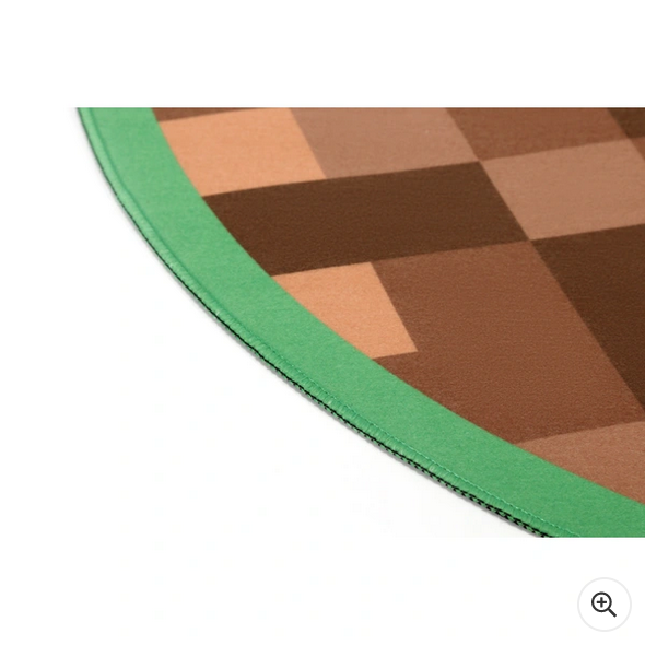 Gaming Chair Floor Mat - Minecraft Turf Design