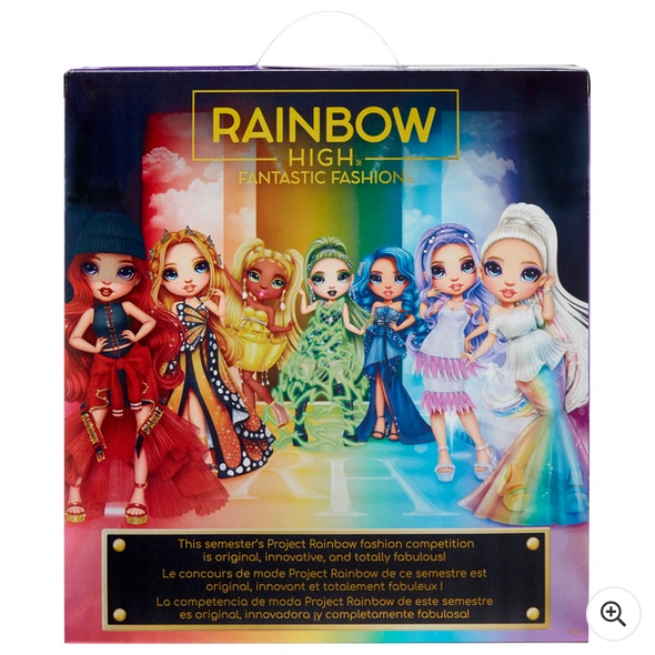 Rainbow High Fantastic Violet Willow Purple Doll Fashion Playset