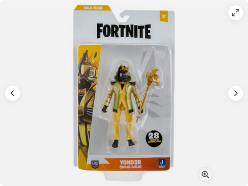 Fortnite 10cm Solo Mode Figure - Y0nd3r (Solid Gold)