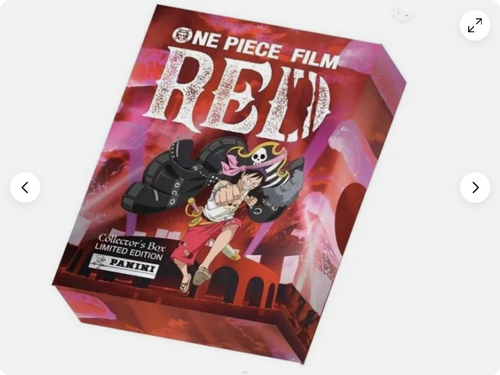 One Piece Film Red Collectors Box  Editon Panini Trading Card English