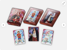 Load image into Gallery viewer, One Piece Film Red Collectors Box  Editon Panini Trading Card English