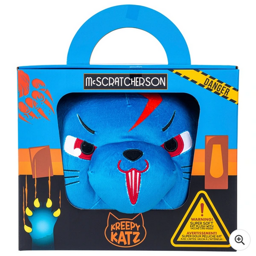 Kreepy Katz 30.5cm McScratcherson Plush Toy