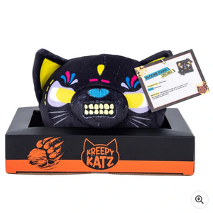 Kreepy Katz Litter Tray 10cm Oscuro Soft Toy
