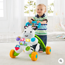 Load image into Gallery viewer, Fisher-Price Learn with Me Zebra Baby Walker