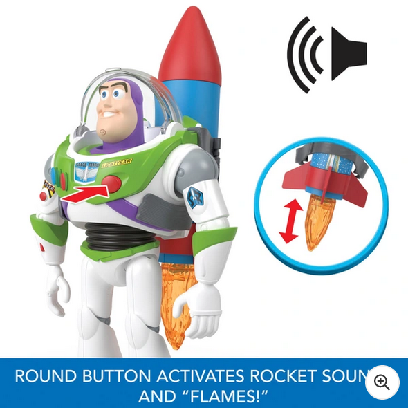 Disney Pixar Toy Story Rocket Rescue Buzz Lightyear Action Figure