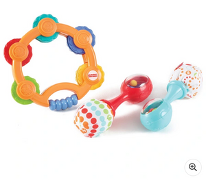 Fisher Price Tambourine and Maracas Gift Set