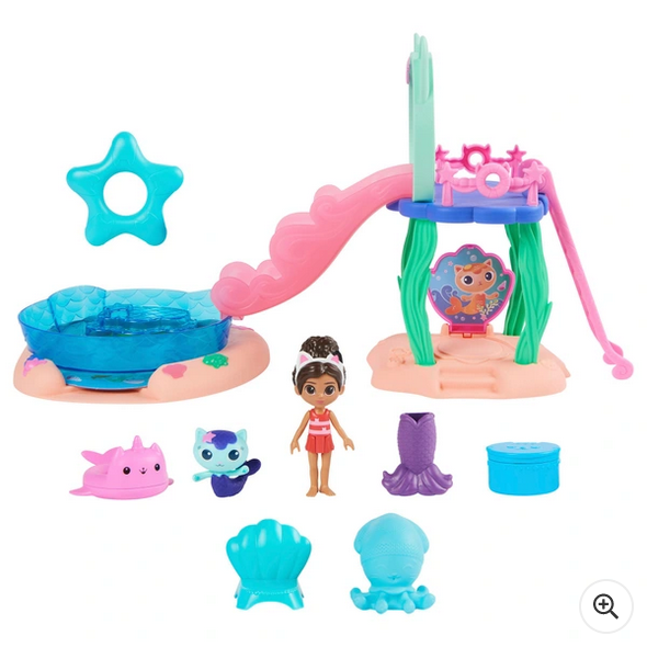 Gabby's.  dollhouse Gabby Girl's Purr-ific Pool Playset