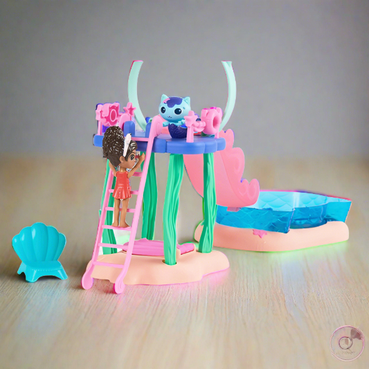 Gabby's.  dollhouse Gabby Girl's Purr-ific Pool Playset