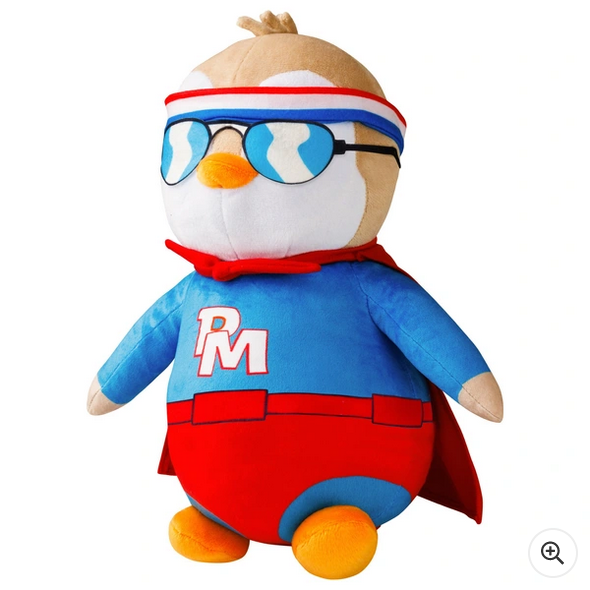 Pudgy Penguin Plush 30cm - Hero Outfit