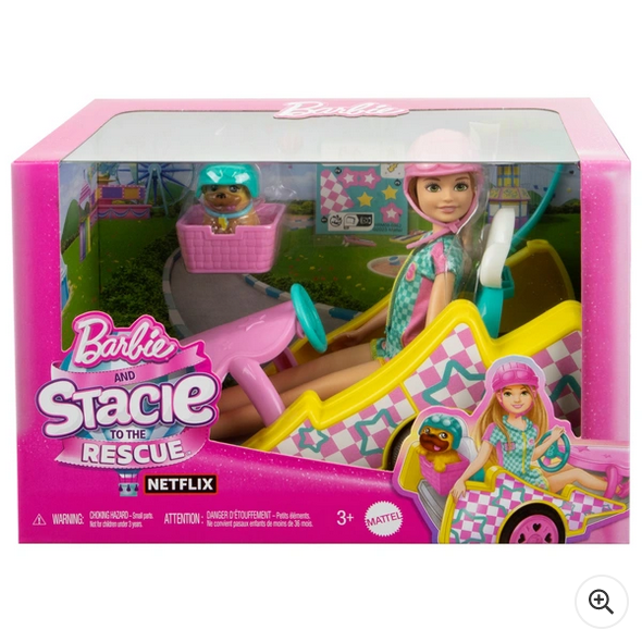 Barbie And Stacie To The Rescue Go Kart Set