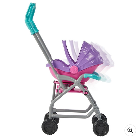 Barbie Skipper Babysitters Pushchair and 2 Dolls Playset