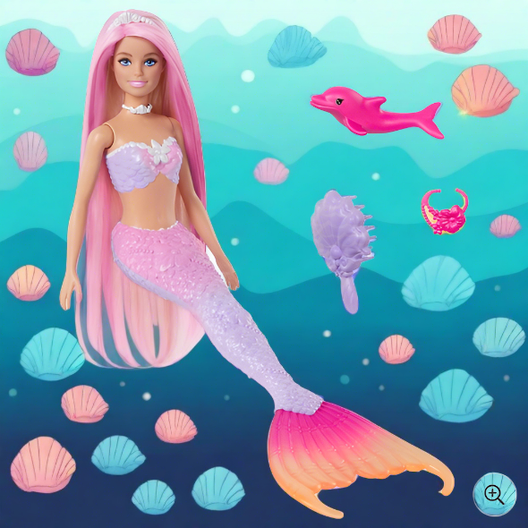 Barbie Colour Change Mermaid Doll