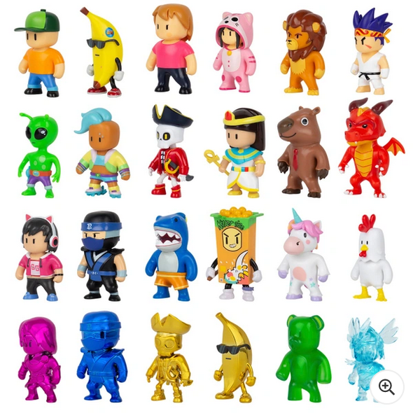 Stumble Guys 5cm Collectible Figures 5 Pack Assorted Styles