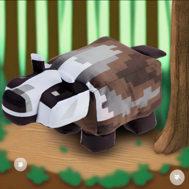 Minecraft 20.32 cm Plush – Badger Blaireau