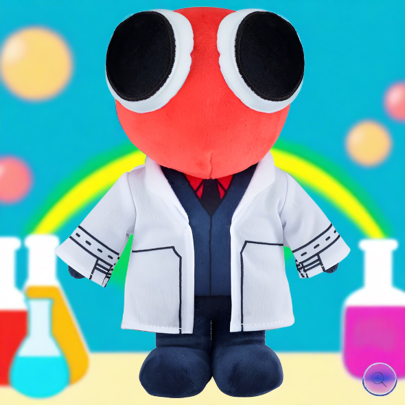 Rainbow Friends 20cm Plush - Scientist (Red)