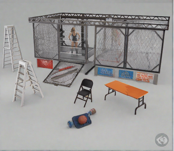 WWE Survivor Series TakeOver War Games Playset with Butch Action Figure