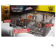 Load image into Gallery viewer, WWE Survivor Series TakeOver War Games Playset with Butch Action Figure