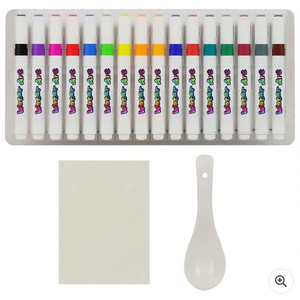 Water Art 16 Pack Water Markers with Spoon