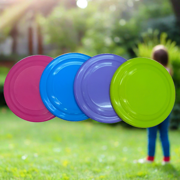 Childrens Flying Disks x 4 Various Colours