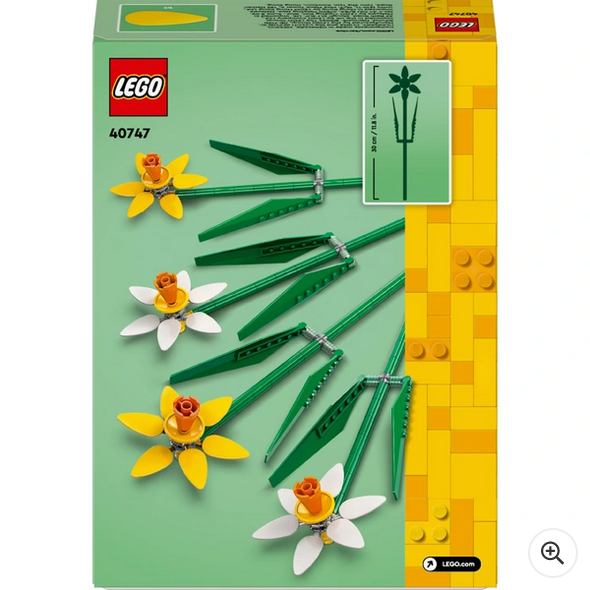 LEGO Botanicals 40747 Daffodils Artificial Flowers Set