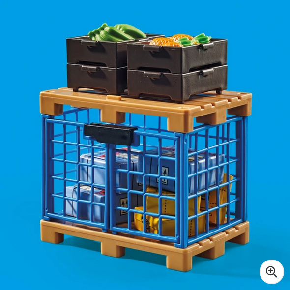 Playmobil 71528 MyLife Forklift Truck with Cargo Set