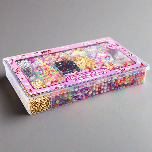 The Ultimate Bead Studio DIY Friendship Bracelet Set with 10000 Pieces