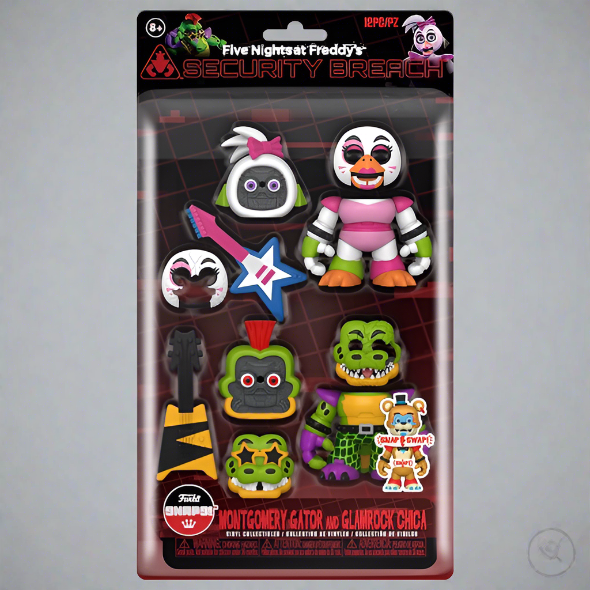 Funko Snaps! Five Nights at Freddy’s: Glamrock Chica and Montgomery Gator 2