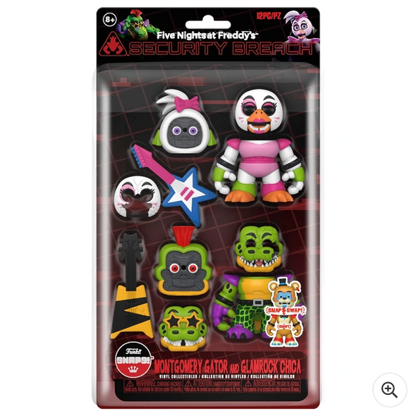 Funko Snaps! Five Nights at Freddy’s: Glamrock Chica and Montgomery Gator 2