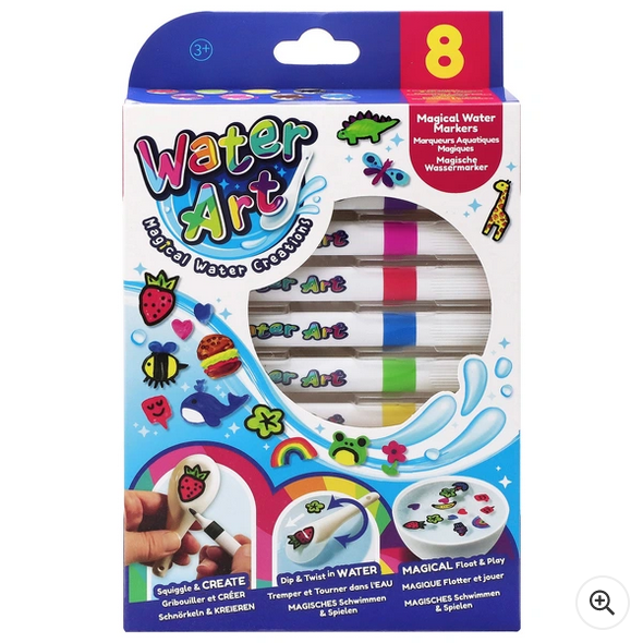 Water Art 8 Pack Water Markers With Spoon