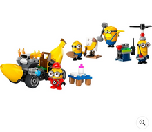 Load image into Gallery viewer, Despicable Me LEGO 75580 Minions and Banana Car Toy Set