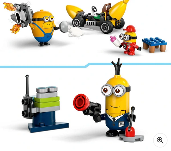 Despicable Me LEGO 75580 Minions and Banana Car Toy Set