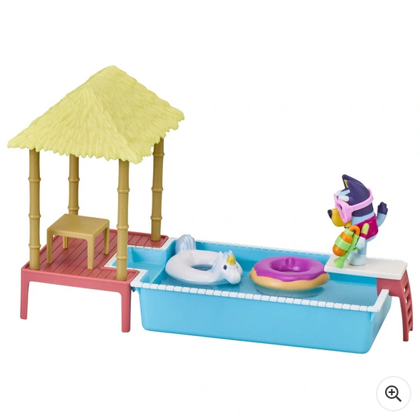 Bluey Pool Time Fun Playset