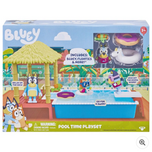 Load image into Gallery viewer, Bluey Pool Time Fun Playset