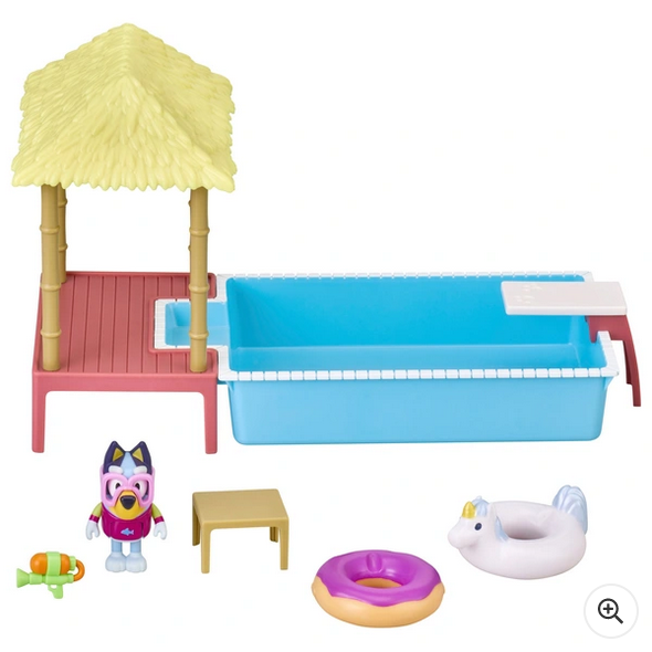 Bluey Pool Time Fun Playset