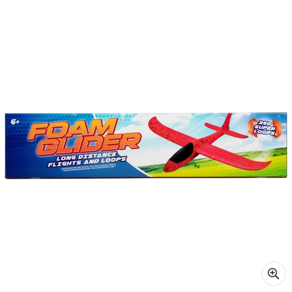 Foam Glider Assorted Colours 1 Supplied 37.8L x 12W x 38.3H cm