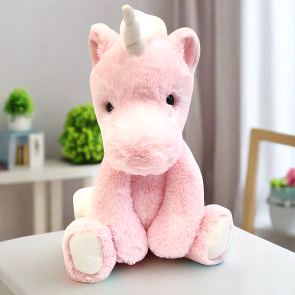 World's Softest Plush 40cm Nina the Pink Unicorn